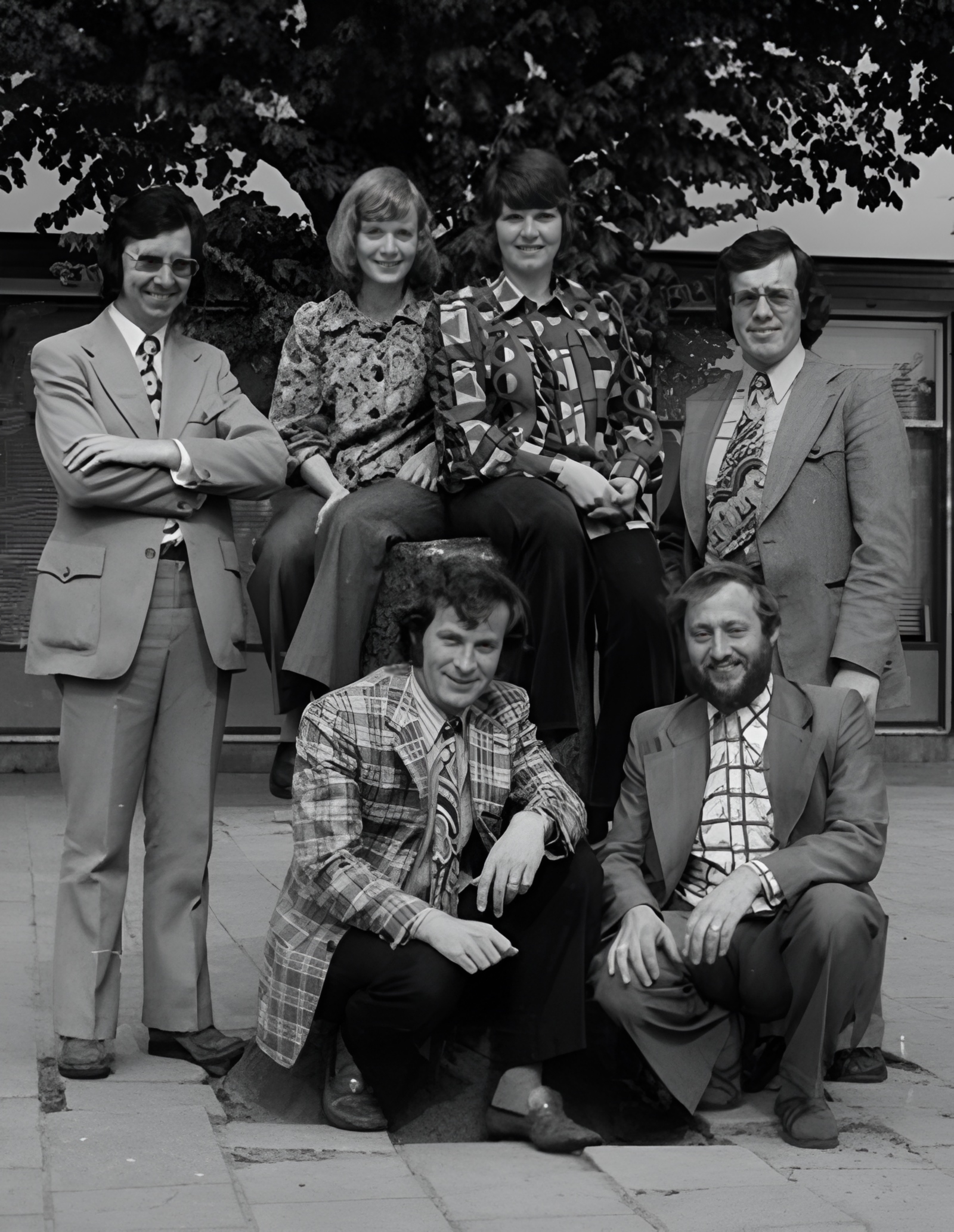 Het schoolteam van de Oirlose Mariaschool in 1974