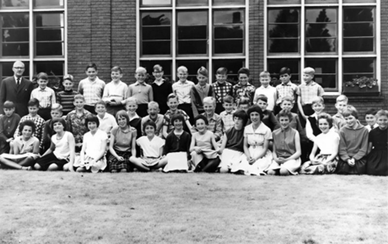 De vijfde en zesde klas schooljaar 1960-1961